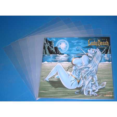 LP Maxi Single Schutzhüllen für Vinyl Schallplatten 325x325 mm Typ 150 12 Zoll transparent Sleeve