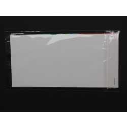 Schutzhüllen glasklar für DIN Lang Format 116x225 mm + 30 mm Klappe und Adhäsionsverschluss 50 Stück
