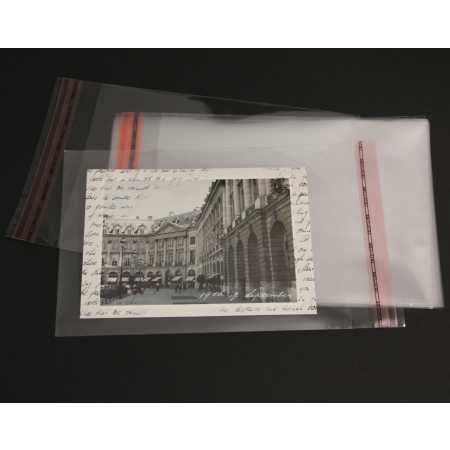 DIN A6 B6 C6 Schutzhüllen glasklar für 3D Karten Fotos Postkarten Ansichtskarten Sammelkarten 10 Stück