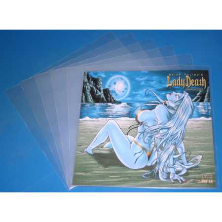 LP Maxi Single Schutzhüllen für Vinyl Schallplatten 325x325 mm Typ 150 12 Zoll transparent Sleeve 300 Stück