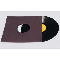 12 Zoll LP Premium Innenhüllen anthrazit/schwarz Maxi Single Vinyl Schallplatten ungefüttert edles 80 g Papier 25 Stück