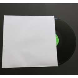 Deluxe 12 Zoll LP Maxi Single Innenhüllen ohne Mittelloch ungefüttert reinweißes 90 g Papier für Vinyl Schallplatten