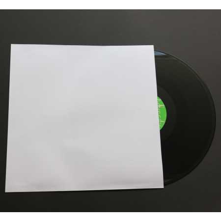Deluxe 12 Zoll LP Maxi Single Innenhüllen ohne Mittelloch ungefüttert reinweißes 90 g Papier für Vinyl Schallplatten 10 Stück
