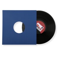 Blaue Innenhüllen für Langspielplatten Maxi Single