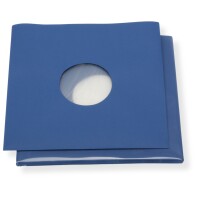 Blaue Innenhüllen für Langspielplatten Maxi Single