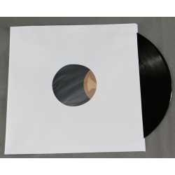 Reinweiße Innenhüllen für LP Maxi Single Vinyl Schallplatten 309x305 mm gefüttert 90 g Papier 10 Stück