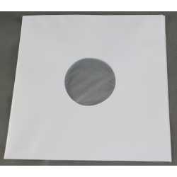 Reinweiße Innenhüllen für LP Maxi Single Vinyl Schallplatten 309x305 mm gefüttert 90 g Papier 100 Stück