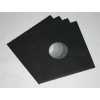 Schwarze Innenhüllen für LP Maxi Single Vinyl Schallplatten 309x301/304 mm gefüttert 80 g Papier