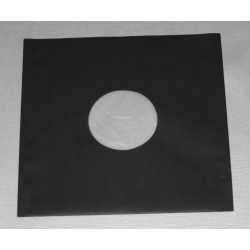 Schwarze Innenhüllen für LP Maxi Single Vinyl Schallplatten 309x301/304 mm gefüttert 80 g Papier 400 Stück