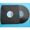 Schwarze Innenhüllen für LP Maxi Single Vinyl Schallplatten 309x301/304 mm mit Eckenschnitt gefüttert 80 g Papier