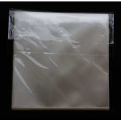 XL Single Cover Schutzhüllen Glasklar für Vinyl Schallplatten 195x195 mm 100 mµ hochtransparent Sleeve 300 Stück