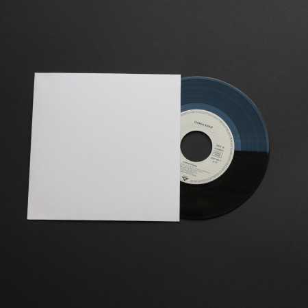 Single Deluxe Ersatz Cover 180x180 mm weiß für Vinyl Schallplatten 300 g Karton ohne Mittelloch