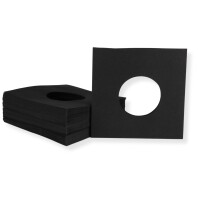 Single 7 Zoll Premium anthrazit/schwarz Innenhüllen 180