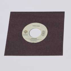 Single 7 Zoll Premium anthrazit/schwarz Innenhüllen 180 x 180 mm für Vinyl Schallplatten ungefüttert 80 g Papier mit Innenloch 10 Stück