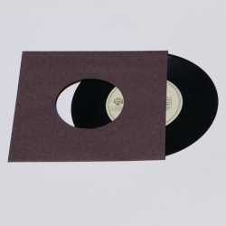 Single 7 Zoll Premium anthrazit/schwarz Innenhüllen 180 x 180 mm für Vinyl Schallplatten ungefüttert 80 g Papier mit Innenloch 200 Stück