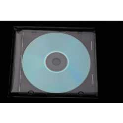 Dicke Jewel Case Schutzhüllen aus glasklarer 100 mµ Folie für CD/DVD Hüllen Box bis 10 mm auch für Slim Case Papier/Pappe CD Hüllen 100 Stück