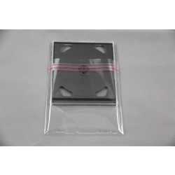 Schutzhüllen für CD Hüllen Jewel Case aus Folie mit Klappe und Adhäsionsverschluss 139x147 mm 10000 Stück