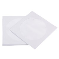 Deluxe Papier CD/DVD/Blu-ray Hüllen mit Fenster und Kla