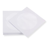 Deluxe Papier CD/DVD/Blu-ray Hüllen mit Fenster und Kla