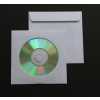 Deluxe Papier CD/DVD/Blu-ray Hüllen mit Fenster und Klappe 90 g Papier 125x125 mm 100 Stück