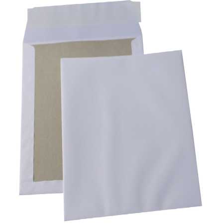 B4 Papprückwand Versandtaschen weiß 120 g Kuvert haftklebend Briefumschläge HK Briefhüllen