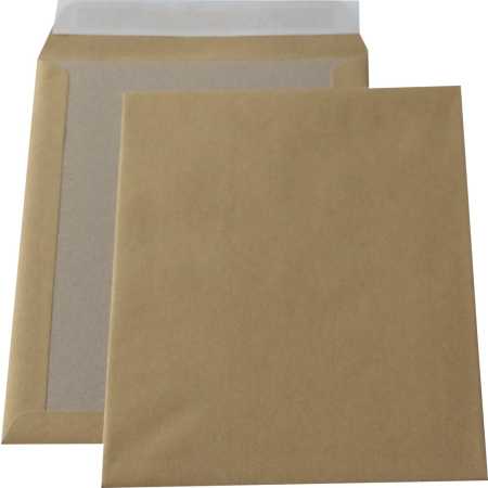 C4 Papprückwand Versandtaschen braun 120 g Kuvert haftklebend Briefumschläge HK Briefhüllen 200 Stück