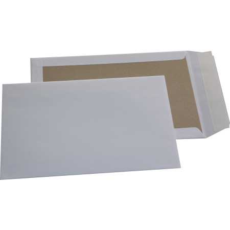 C4 Papprückwand Versandtaschen weiß 120 g Kuvert haftklebend Briefumschläge HK Briefhüllen