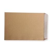 Versandtaschen DIN C4 braun ohne Fenster, haftklebend 3