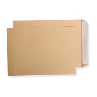 Versandtaschen DIN C4 braun ohne Fenster, haftklebend 4