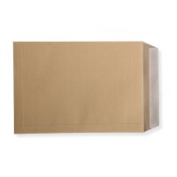 Versandtaschen DIN C4 braun mit Fenster, haftklebend 3