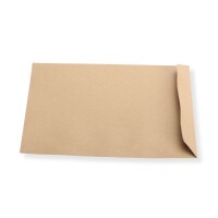 Versandtaschen DIN C5 braun mit Fenster haftklebend 2