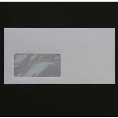 Briefumschläge DIN lang Versandtaschen weiß mit Fenster Kuvert SK
