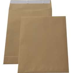 C4 Faltenversandtaschen braun Stehboden und 40 mm Falte 130 g Kuvert 229x324x40 mm haftklebend Briefumschläge HK Briefhüllen