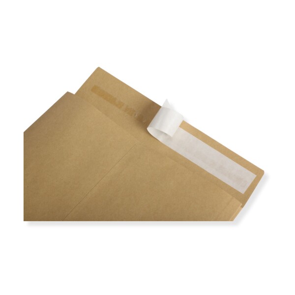 MAILmedia Faltenversandtasche B4, ohne Fenster, braun 30007058 bei www
