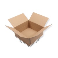 Faltkarton 400 x 400 x 200 mm / Europaletten Modulmaß 