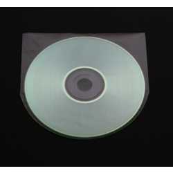 Japan CD/DVD/Blu-ray Schutzhüllen 125x125 mm halbrund 50 Stück