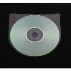 Japan CD/DVD/Blu-ray Schutzhüllen 125x125 mm halbrund 400 Stück