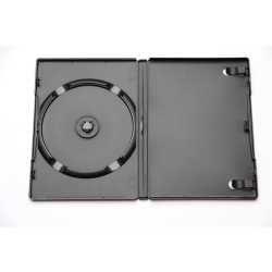 Premium CD DVD Hüllen 1-fach schwarz 14 mm einfach Box