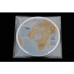 CD/DVD/Blu ray Hüllen 127x127 mm aus hochtransparenter Folie mit Klappe und Adhäsionsverschluss 10 Stück