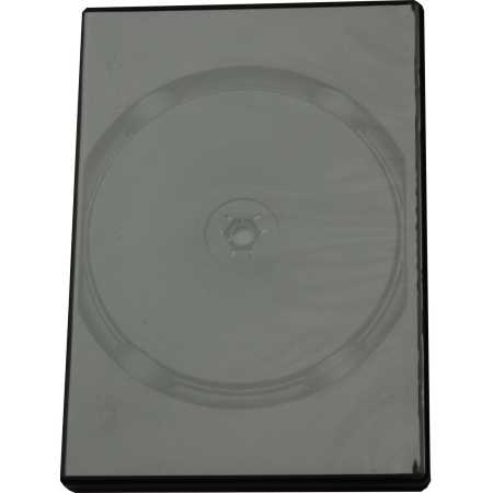 Premium CD DVD Hüllen 1-fach schwarz 14 mm einfach Box 30 Stück