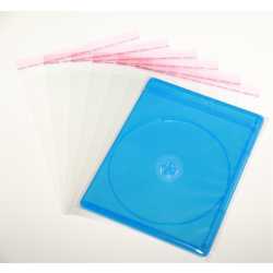 10 Stück Folienschutzhüllen für 6 mm Blu-ray Box