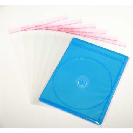 200 Stück Folienschutzhüllen für 6 mm Blu-ray Box