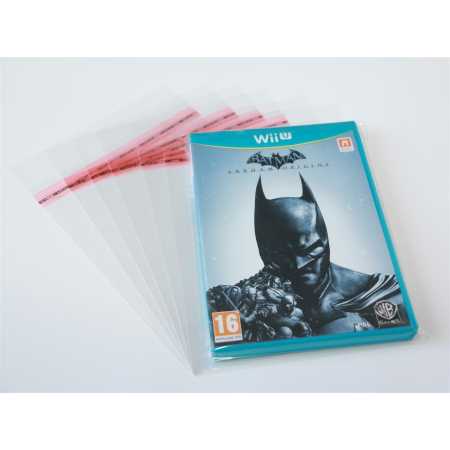 Folienschutzhüllen für Wii U Boxen 10 Stück