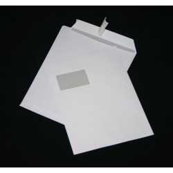 Versandtaschen DIN A4 C4 weiß mit Fenster Briefumschläge Kuvert HK 10 Stück
