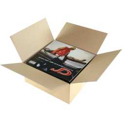 LP 12 Zoll Versandkarton für 1-40 St. Vinyls 330x330x150 mm Maxi Schallplatten stark