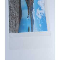 Schutzhülle Fotoformat, 10 x 15 cm, Klappe mit Klebeverschluss, transparent