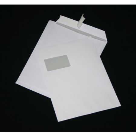 Versandtaschen DIN A4 C4 weiß mit Fenster Briefumschläge Kuvert HK 1500 Stück