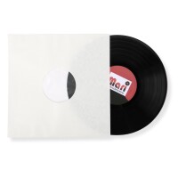 Cremefarbene Innenhüllen für 12 Zoll LP Vinyl Scha