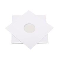 10 St. Schellack Innenhüllen weiß 90 gr. Papier m